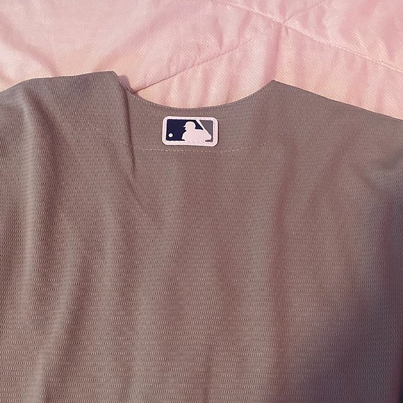 New York Yankees Baseball Jersey Nike MLB Gray - Picture 10 of 10